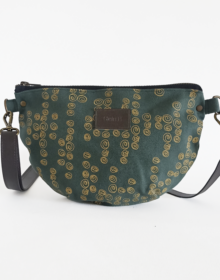 bolso vegano sostenible algodón organico estampado propio cris b